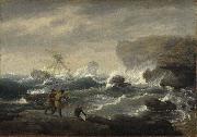 Thomas Birch Shipwreck Spain oil painting artist